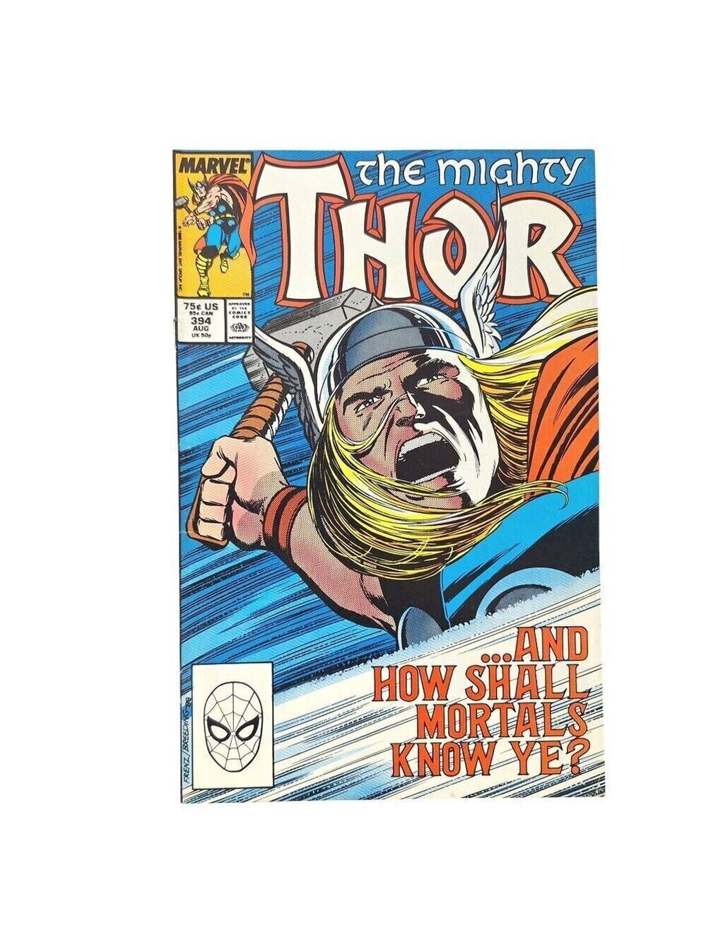 Marvel The Mighty Thor 394 1988 Comic Book